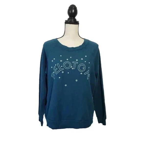 Peloton Embroidered Star Raglan Sweatshirt - Picture 1 of 6